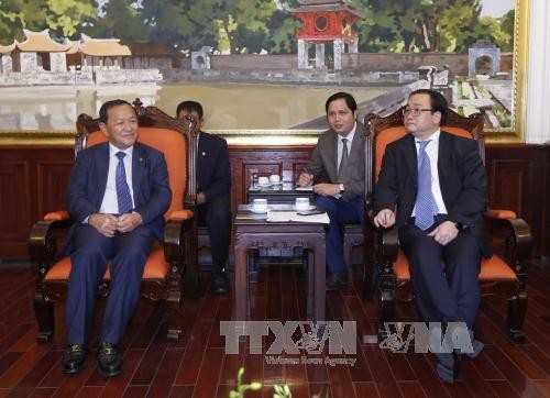 Verstärkung der Zusammenarbeit der Hauptstädten Hanoi und Phnom Penh - ảnh 1